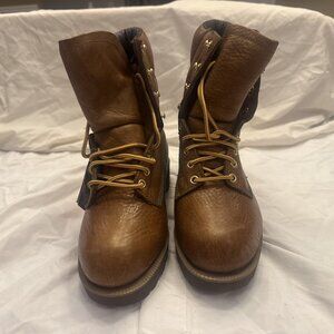 Lehigh Men's Sz 5.5  Leather Lace Up EH Electrical Hazzard Work Safty Boots